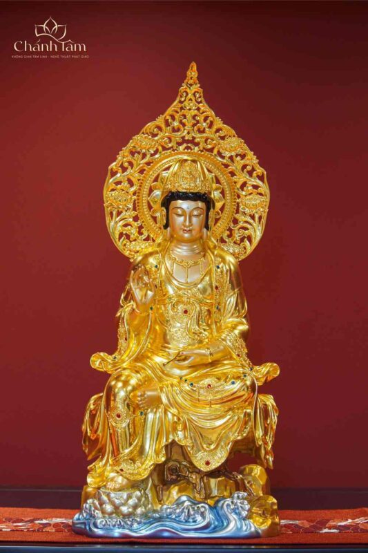 Tượng Phật Quan Âm ngồi