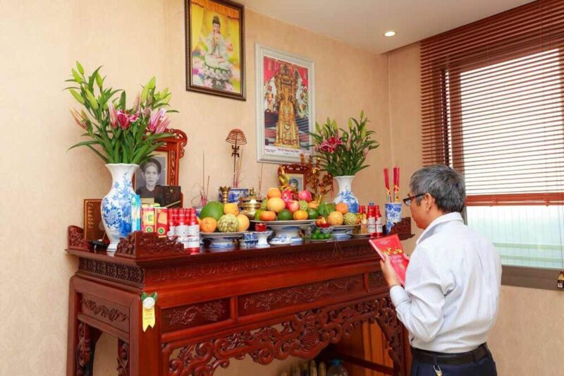 Cách lập bàn thờ vong cho người mới mất - Chọn vị trí