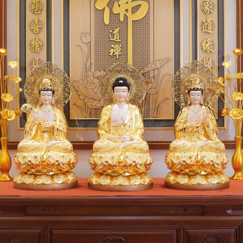 Các mẫu tượng Phật Tây Phương Tam Thánh