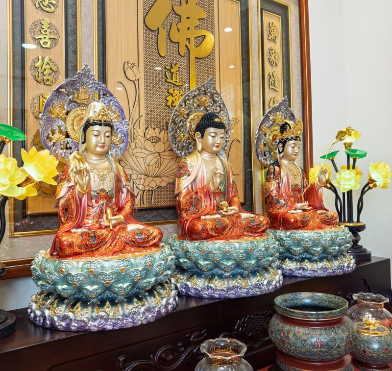 Kinh nghiệm mua tượng Phật Tây Phương Tam Thánh