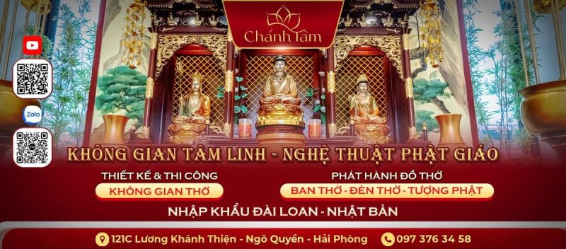 Chọn bộ tượng Tây Phương Tam Thánh tại Chánh Tâm