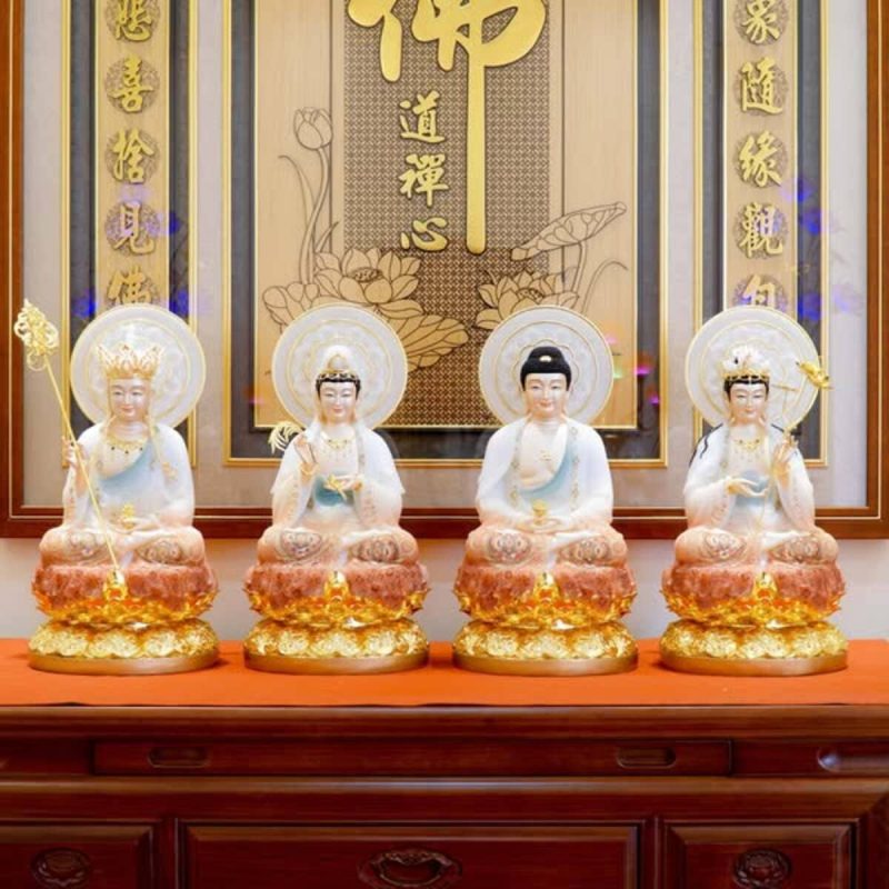 Các mẫu Tây Phương Tam Thánh Ngồi tại Chánh Tâm