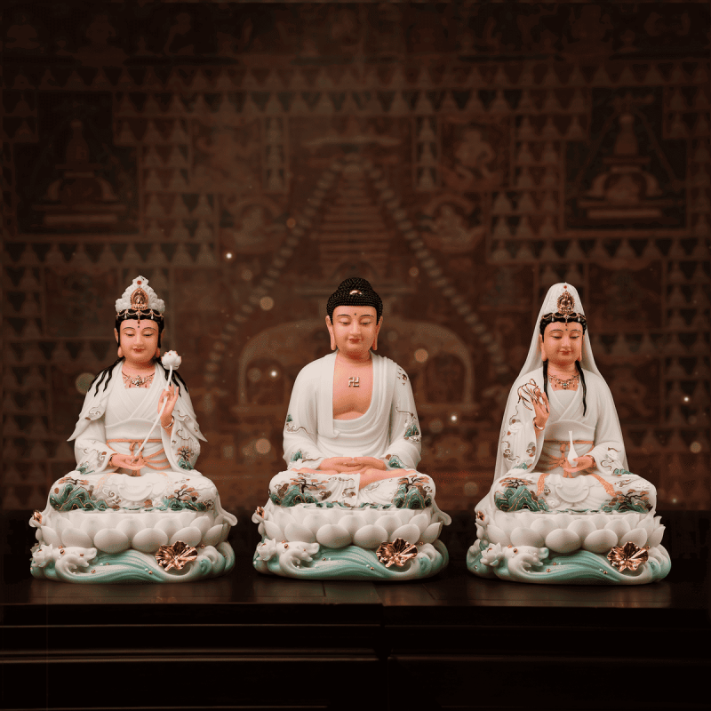 Tây Phương Tam Thánh - Hướng về cõi cực lạc thanh tịnh