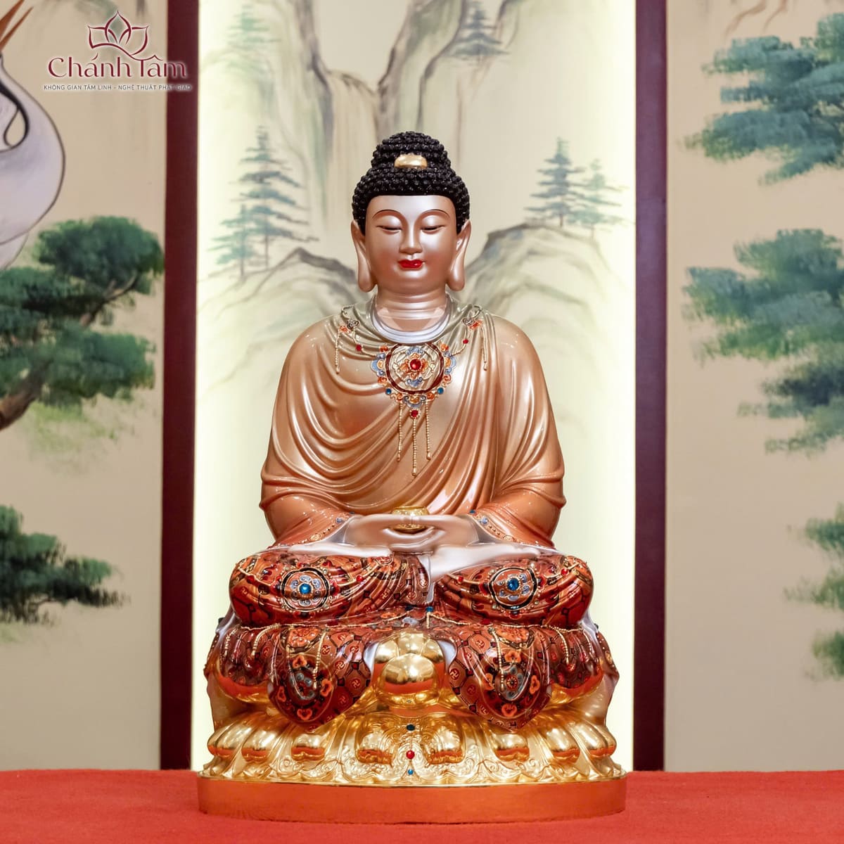 Các mẫu tượng Phật A Di Đà tiêu biểu cho không gian gia đình