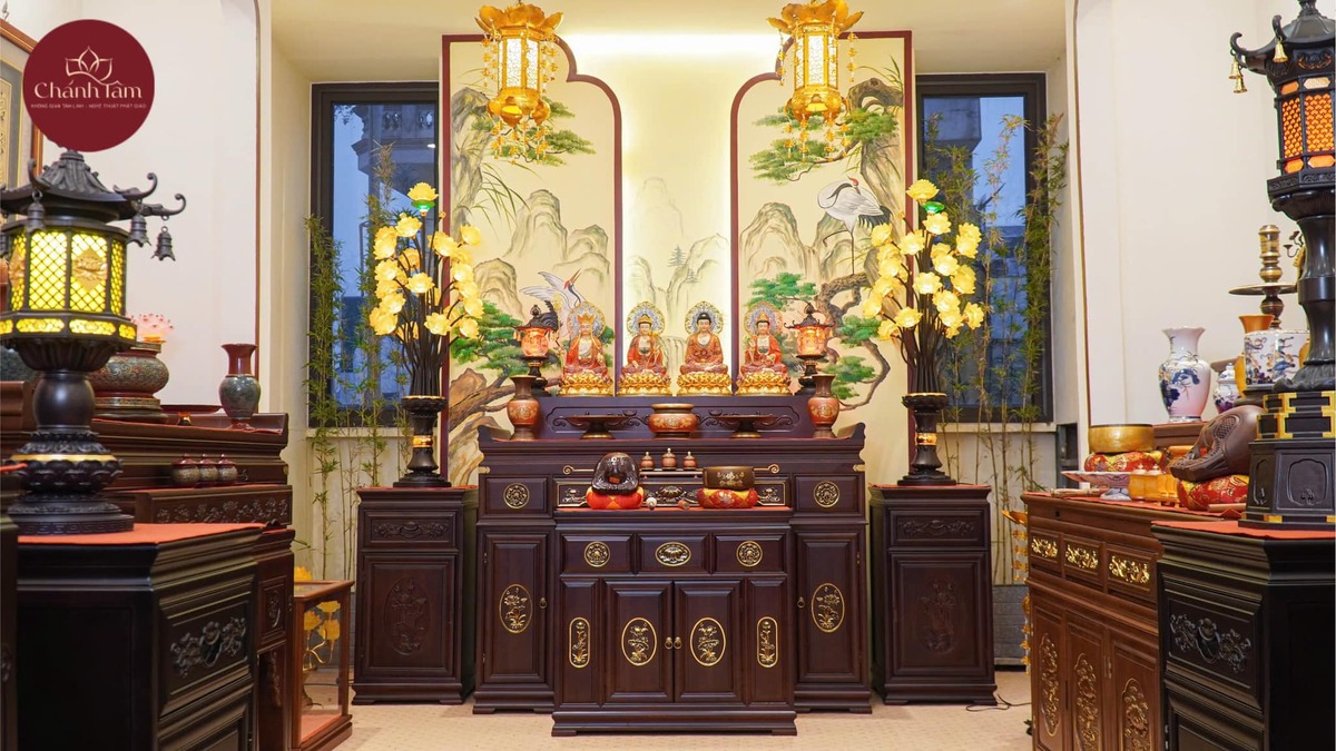 Bước 2: Bài trí và Trang hoàng - Setup chuẩn phong thủy đón Xuân